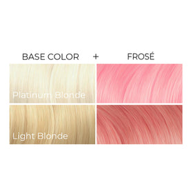 ARCTIC FOX lifestyle shot of model with pastel pink hair showcasing finished look