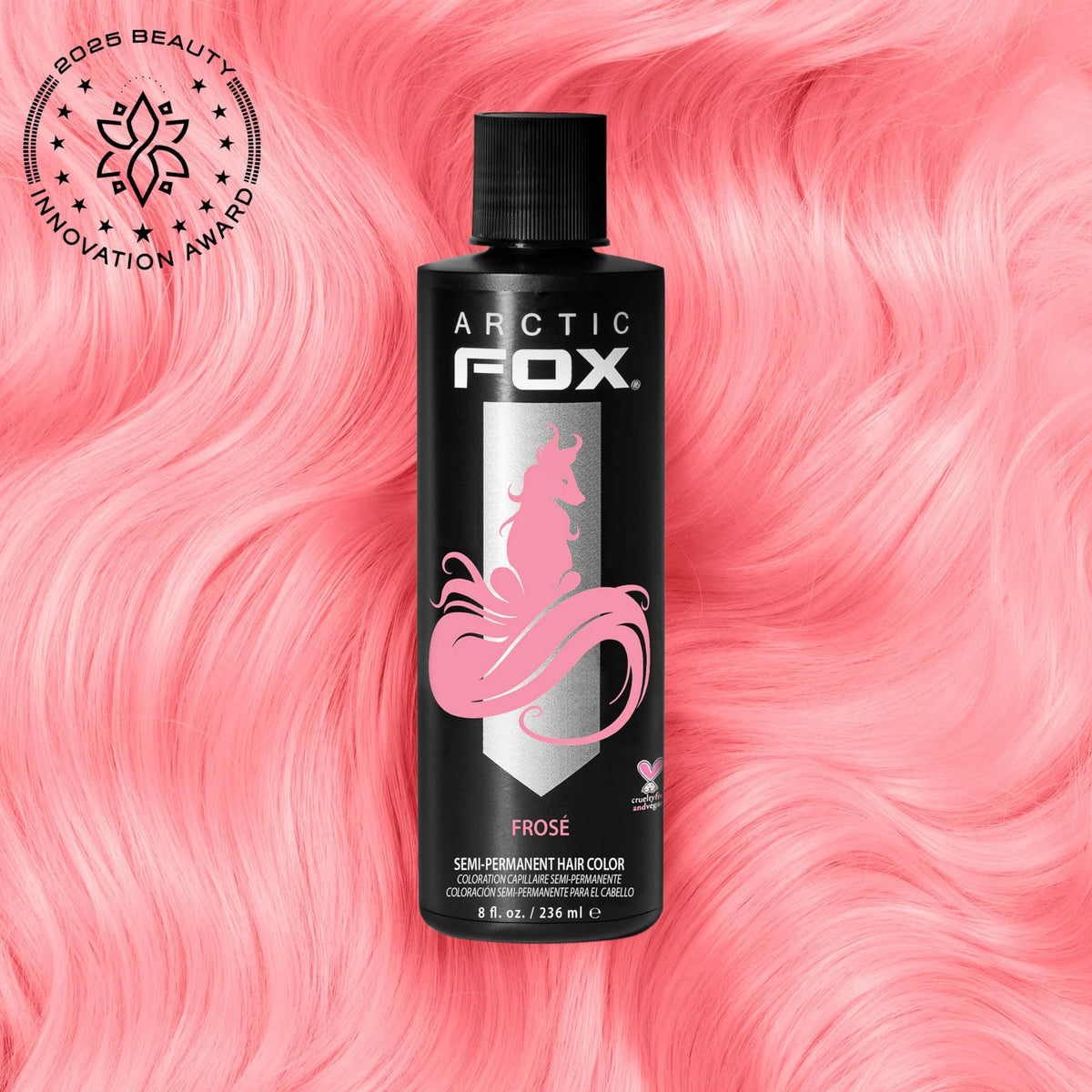 ARCTIC FOX open tub texture of FROSE cream demonstrating smooth application