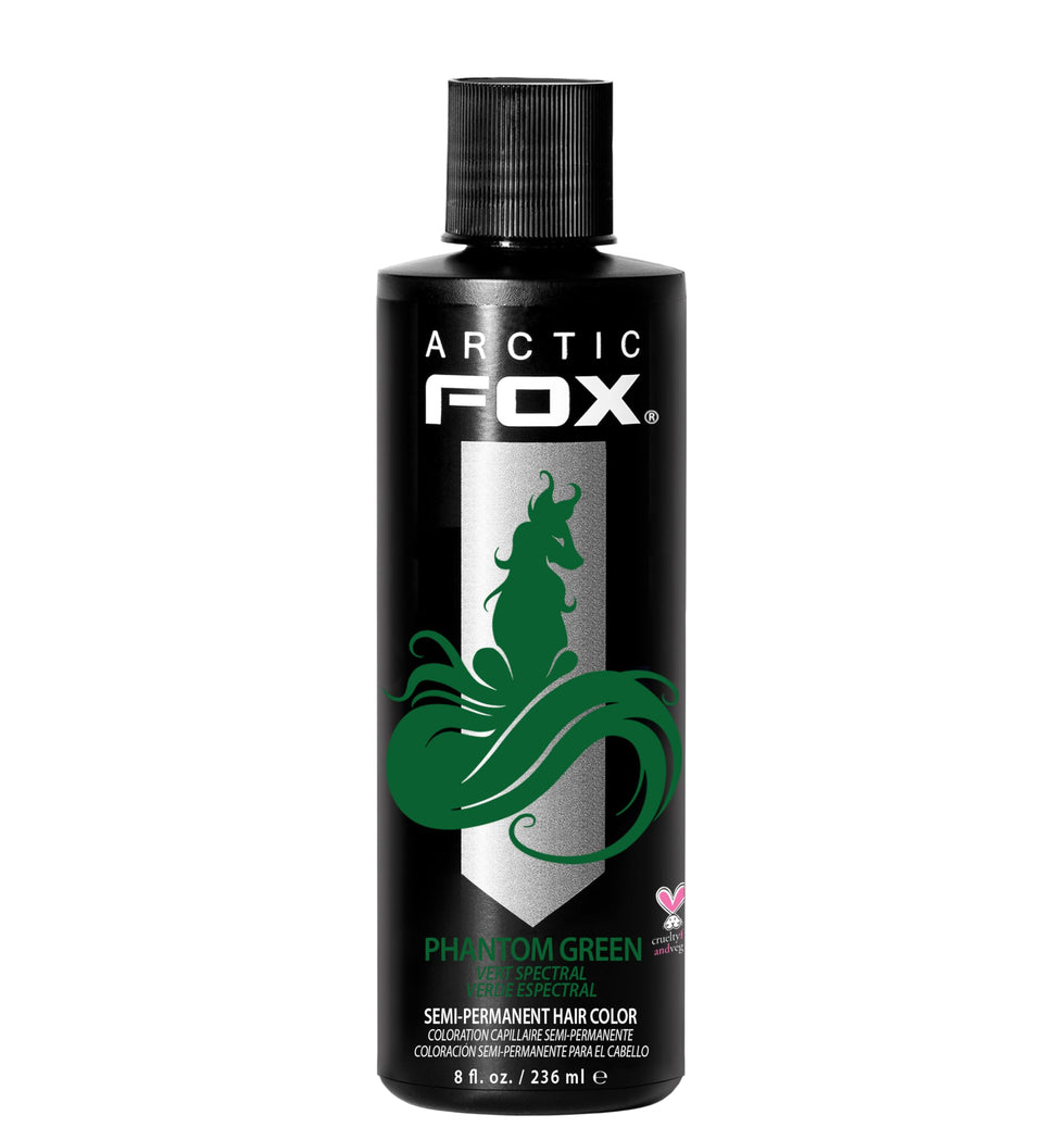 ARCTIC FOX front packaging showing phantom green vibrant color and vegan badge