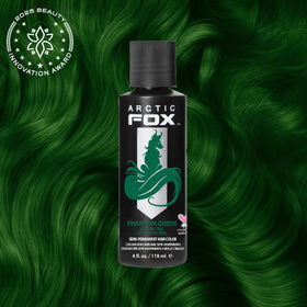 ARCTIC FOX close-up of Phantom Green cream texture highlighting smooth conditioning