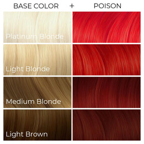 ARCTIC FOX Poison styled hair lifestyle shot showing long-lasting vivid results
