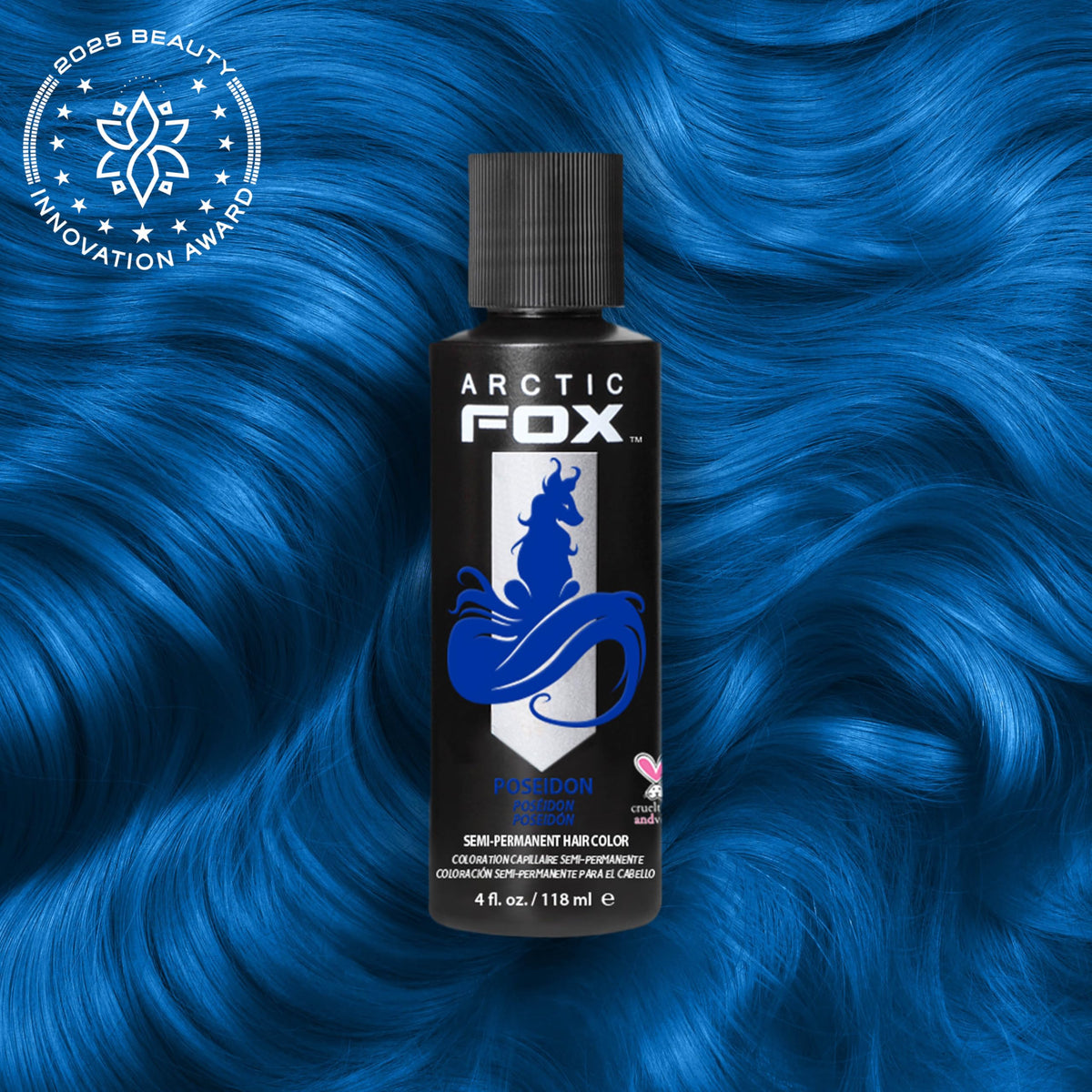 ARCTIC FOX Poseidon cream texture close-up showing smooth conditioning