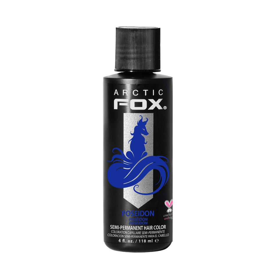 ARCTIC FOX Poseidon front packaging showing shade and volume benefits