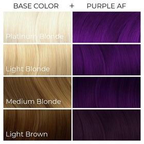 ARCTIC FOX lifestyle hairshot of purple hair outdoors showcasing color vibrancy benefit