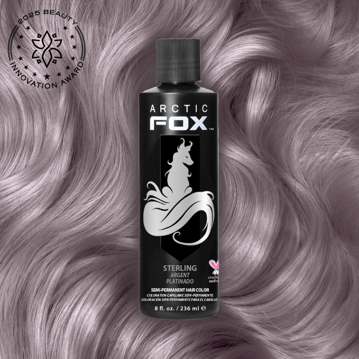 ARCTIC FOX Sterling open jar displaying creamy texture and easy-to-apply consistency