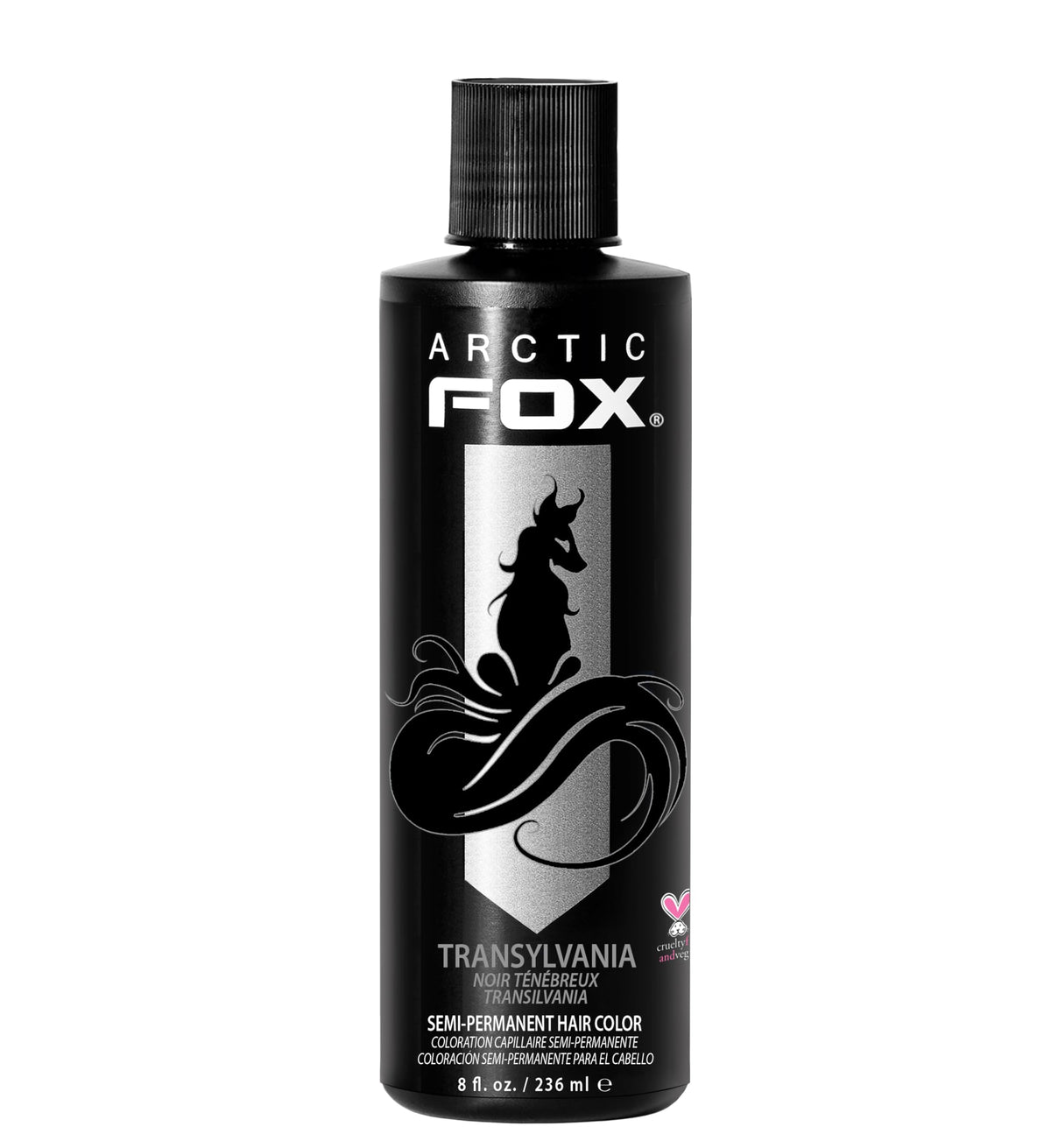 ARCTIC FOX Transsylvania front tub showing packaging and shade benefit