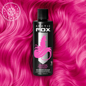 ARCTIC FOX swatches showing virgin pink range from pastel to vivid for mixing ideas