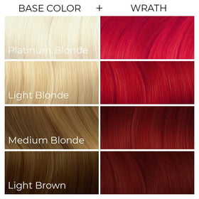 ARCTIC FOX Wrath on model showcasing rich berry-red hair for confident style