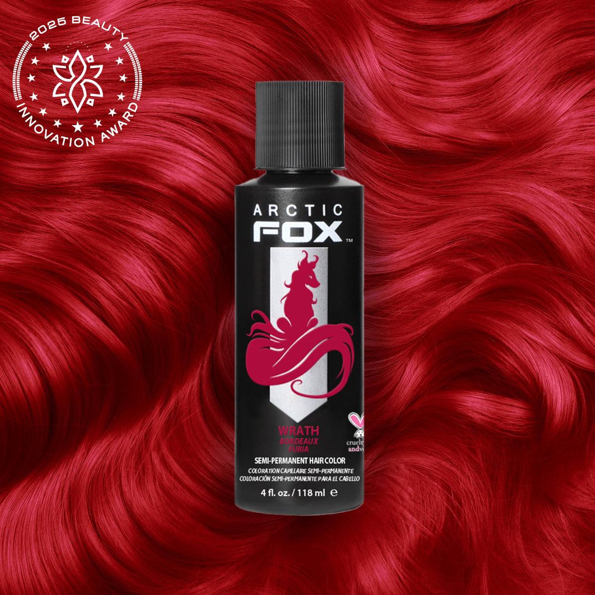 ARCTIC FOX Wrath cream texture close-up providing smooth application benefit