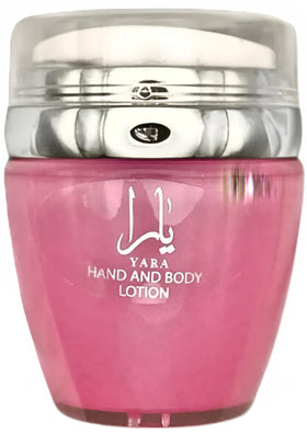 Ard Al Zaafaran YARA front bottle view showing label and compact size for travel