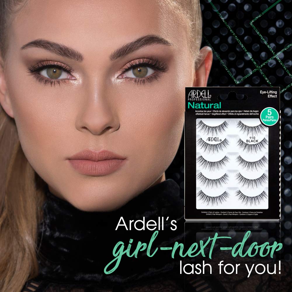 Ardell close-up of transparent lash band, seamless blend benefit
