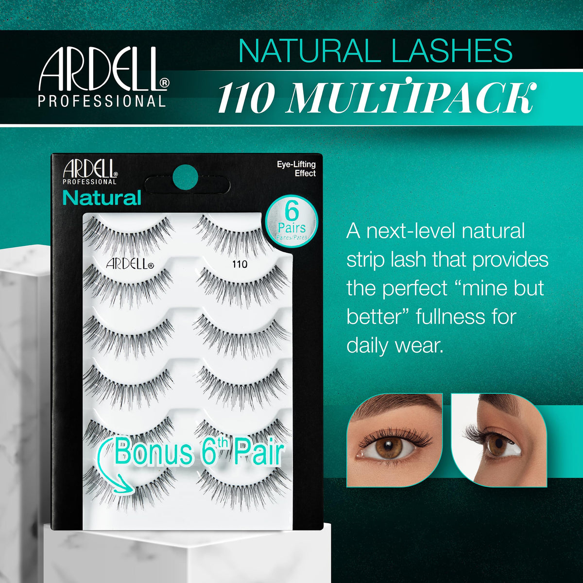 Ardell fiber texture close-up highlighting hand-placed strands for natural blend