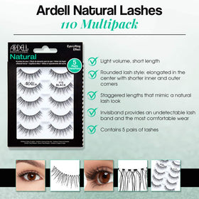 Ardell fine-fiber texture close-up, realistic natural finish benefit