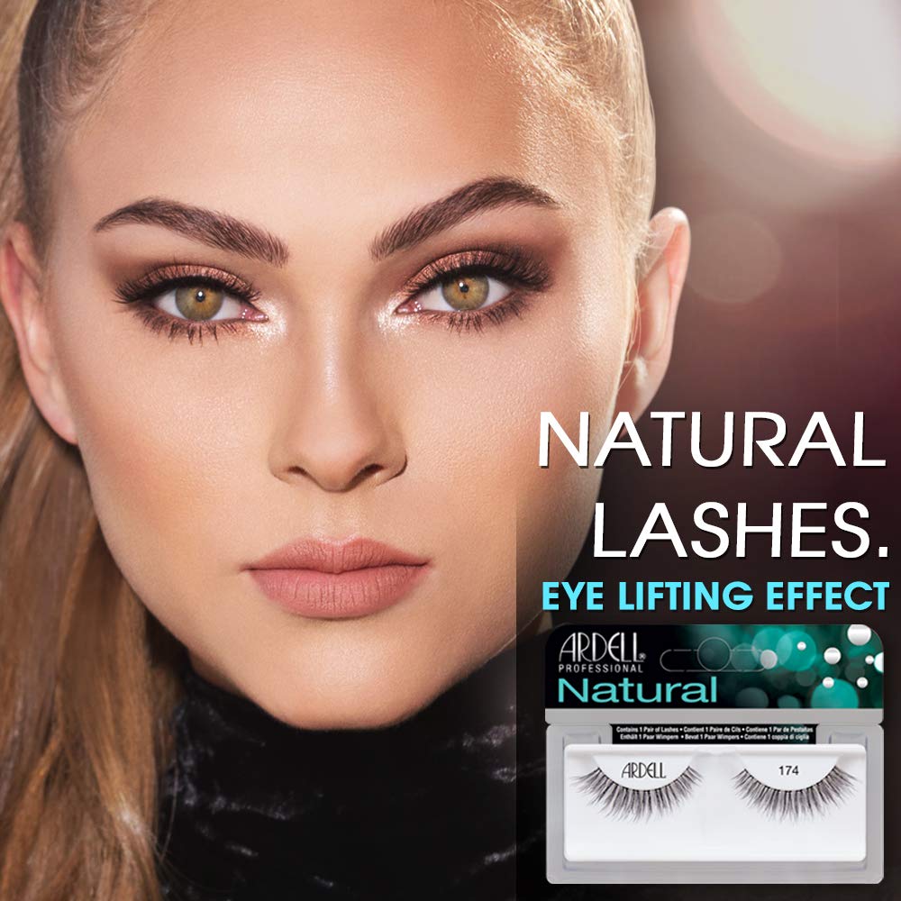 Ardell 174 close-up of invisible band highlighting comfort and seamless blend