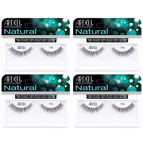 Ardell 174 front packaging showing four strip lashes and brand for easy selection