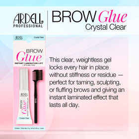 Ardell clear gel droplet texture demonstrating smooth, non-flaking finish