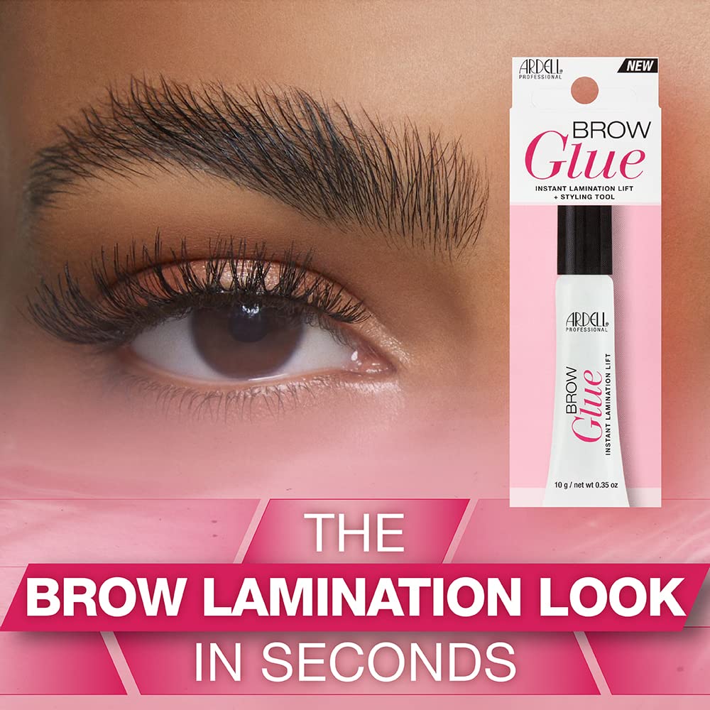 ardell brow glue clear gel texture close-up fast drying benefit