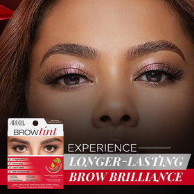 Ardell powder tint close‑up showing fine pigment texture