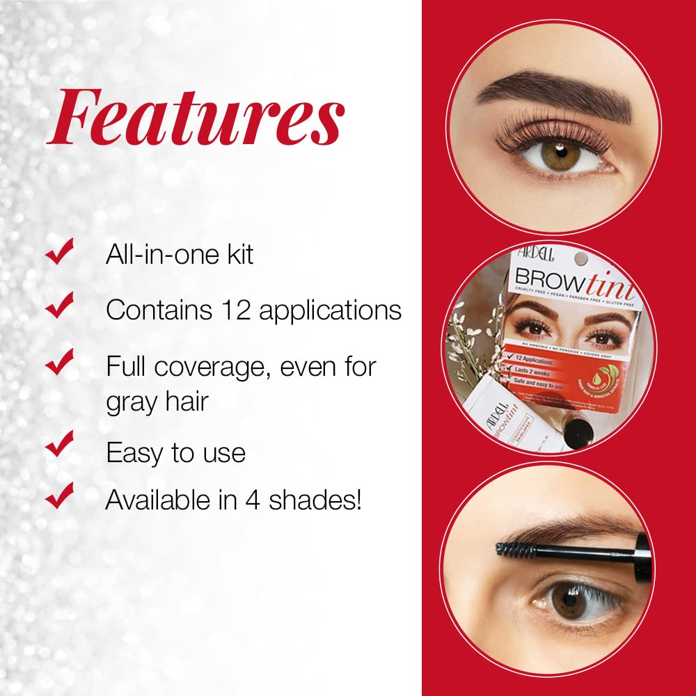 Ardell reusable spatula and spoolie tools for precise brow shaping benefit