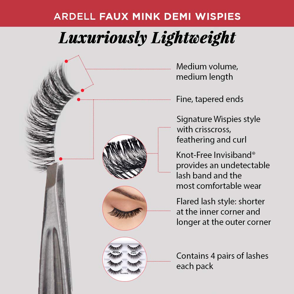 Ardell application demo on model showing easy placement and natural enhancement
