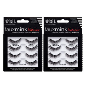 Ardell faux mink demi wispies pack front showing product and quantity for convenience
