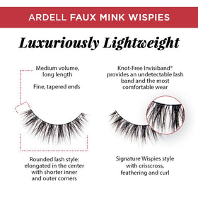 Ardell close-up of knot-free invisiband for seamless blend