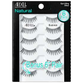 Ardell front packaging showing Natural Lashes Babies Black for subtle everyday enhancement