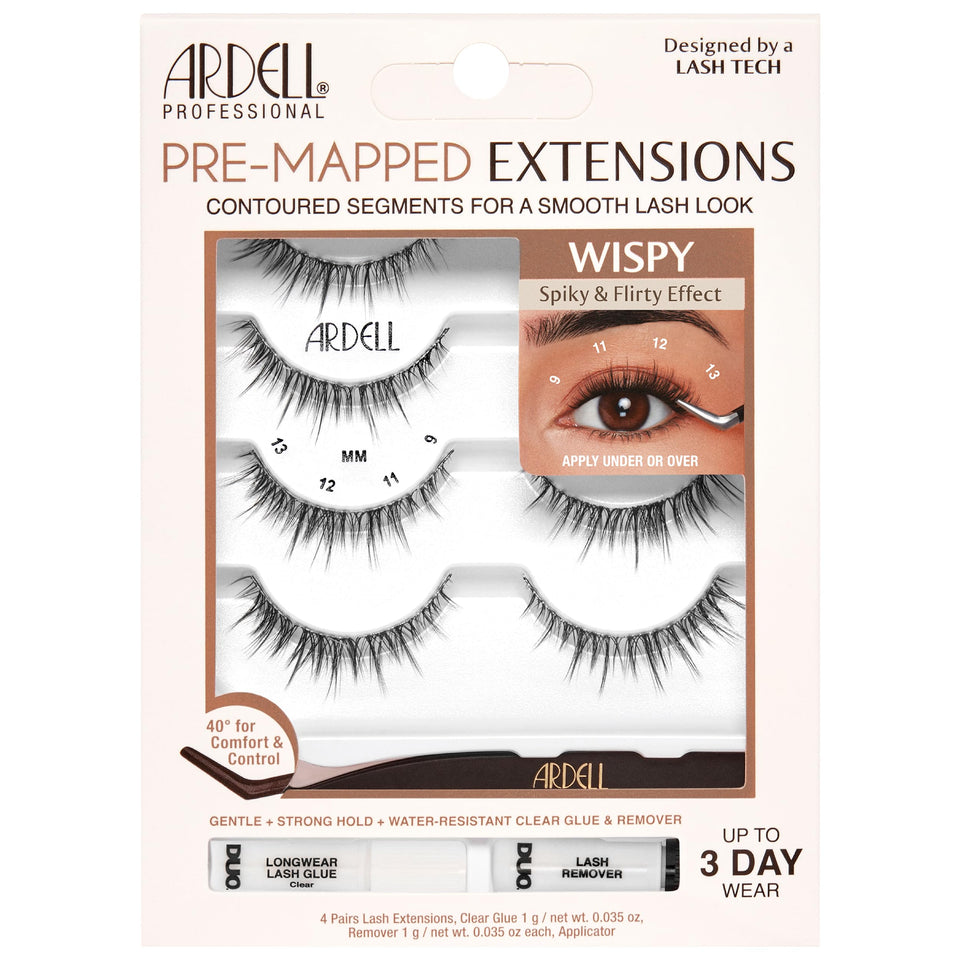 Ardell front packaging showing four-pair kit and tools for quick setup