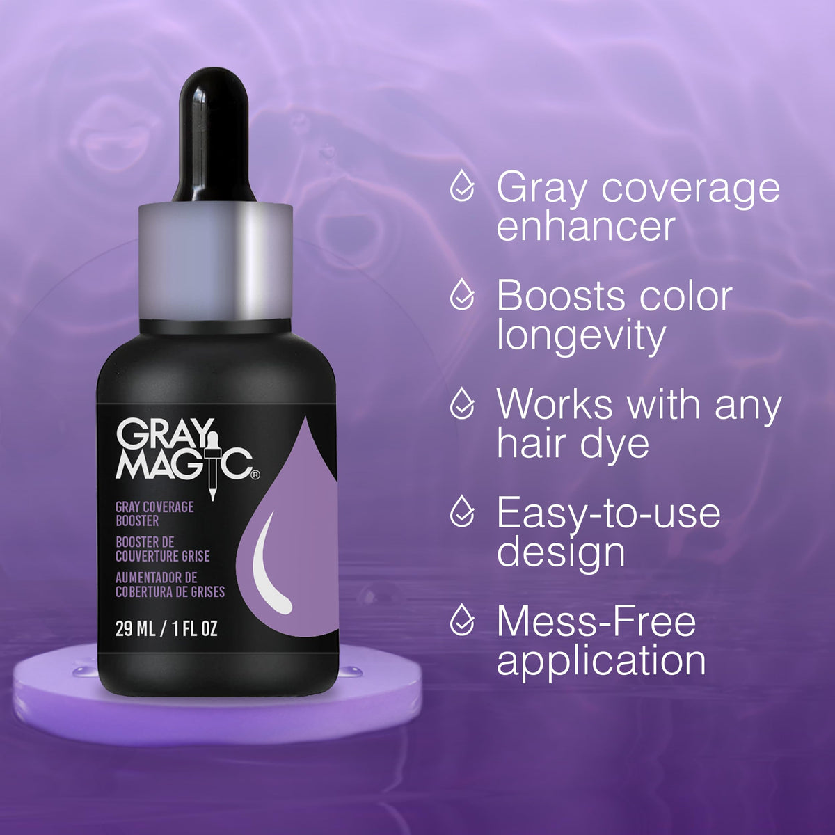 Ardell application demo on hair showing even coverage benefit