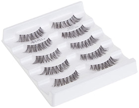 Ardell Wispies applied on eye demonstrating natural opening and lift