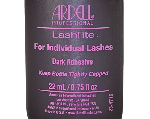 Ardell LashTite Dark close-up of applicator tip demonstrating precise glue placement