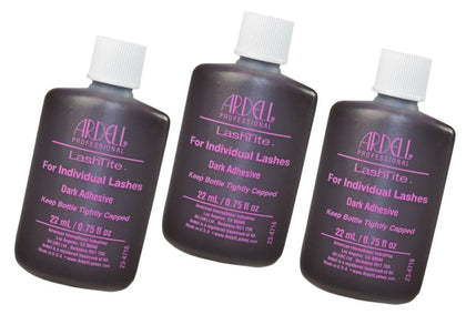 Ardell LashTite Dark front packaging showing bottle and label for reliable hold