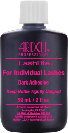 Ardell LashTite front bottle showing label and size for easy identification and storage