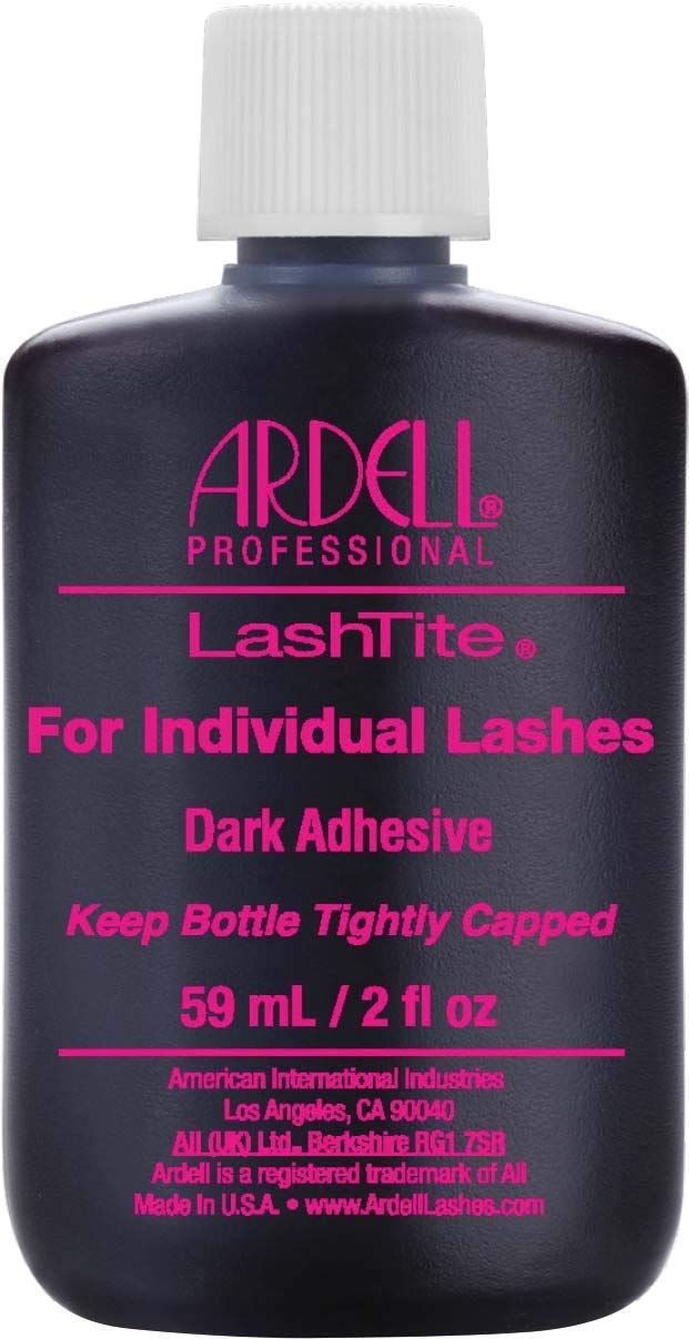 Ardell LashTite front bottle showing label and size for easy identification and storage