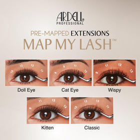 Ardell lifestyle shot with evening makeup showcasing lifted kitten-eye effect