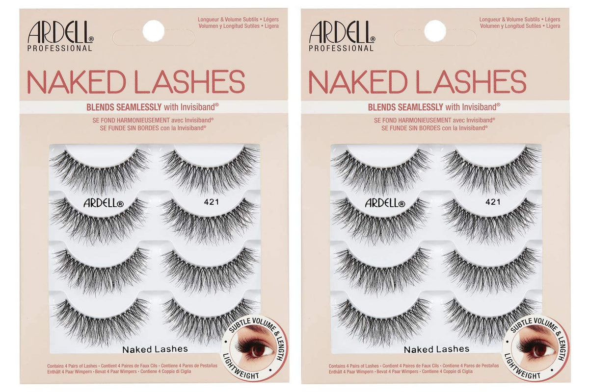 Ardell front packaging showing four pairs and two-pack convenience