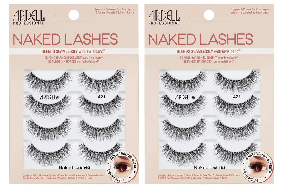 Ardell front packaging showing four pairs and two-pack convenience