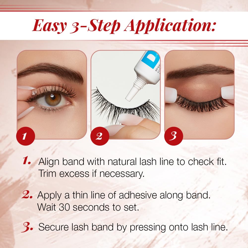 Ardell lifestyle flatlay with makeup showing styling versatility benefit