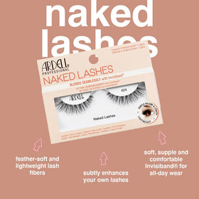 Ardell back-of-pack label displaying ingredients and wear instructions