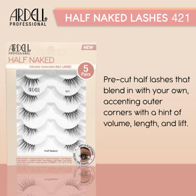 Ardell macro of lash fibers highlighting wispy layering for dimensional lift