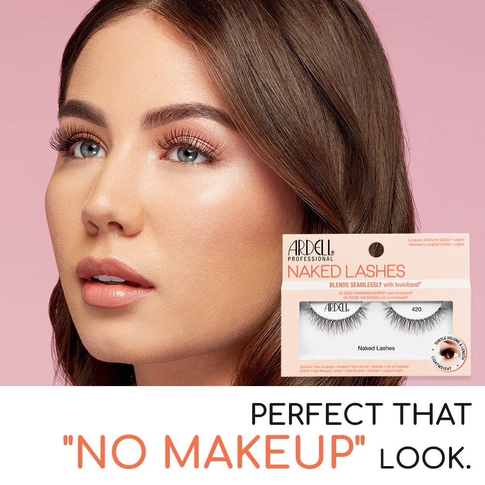 Ardell close-up of knot-free invisiband that blends seamlessly