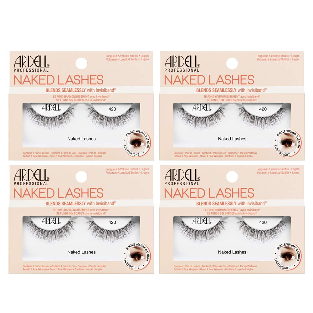 Ardell front packaging showing four-pair value pack and benefits