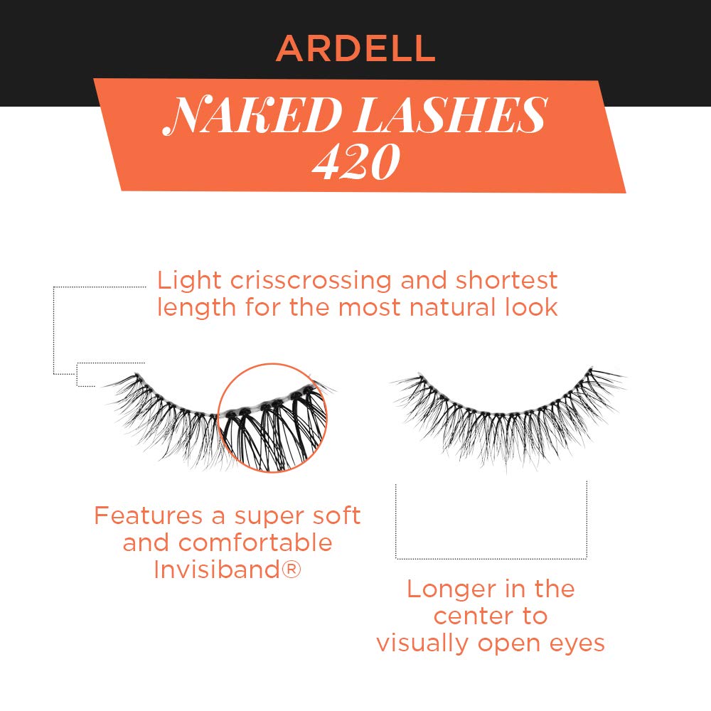 Ardell lash fiber texture highlighting lightweight, natural finish