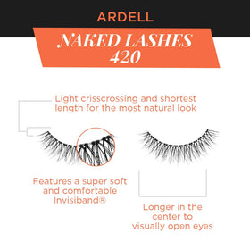 Ardell lash fiber texture highlighting lightweight, natural finish
