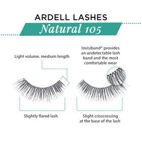 Ardell lashes on vanity near mirror showing quick everyday glam