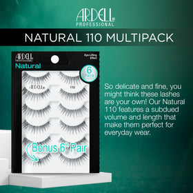 Ardell Natural 110 thin band detail showing easy blending benefit