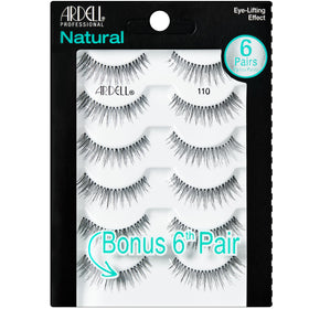 Ardell Natural 110 front packaging showing five pairs and value