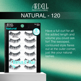 Ardell natural lashes 120 thin band detail for comfortable, flexible wear