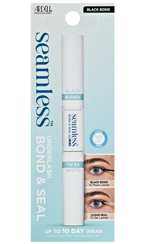 Ardell front packaging showing the bond and sealant, clear product benefit