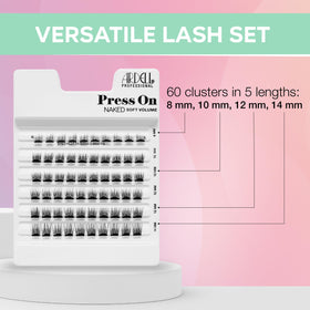 Ardell underlash being applied under eye demonstrating hidden-band benefit